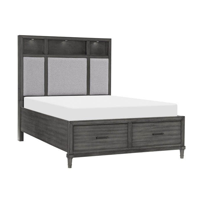 Wittenberry Eastern King Platform Bed in Gray - 1573K-1EK