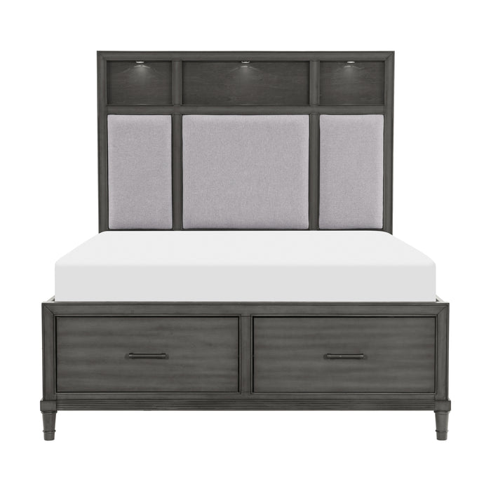 Wittenberry Eastern King Platform Bed in Gray - 1573K-1EK image