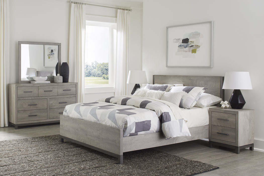 Zephyr Eastern King Bed in Gray - 1577K-1EK