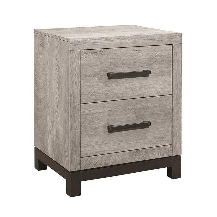 Zephyr Nightstand in Gray - 1577-4