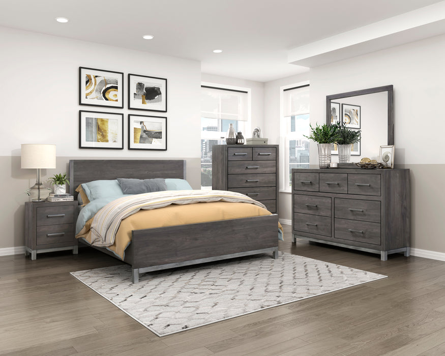 Zephyr Nightstand in Gray - 1577DG-4