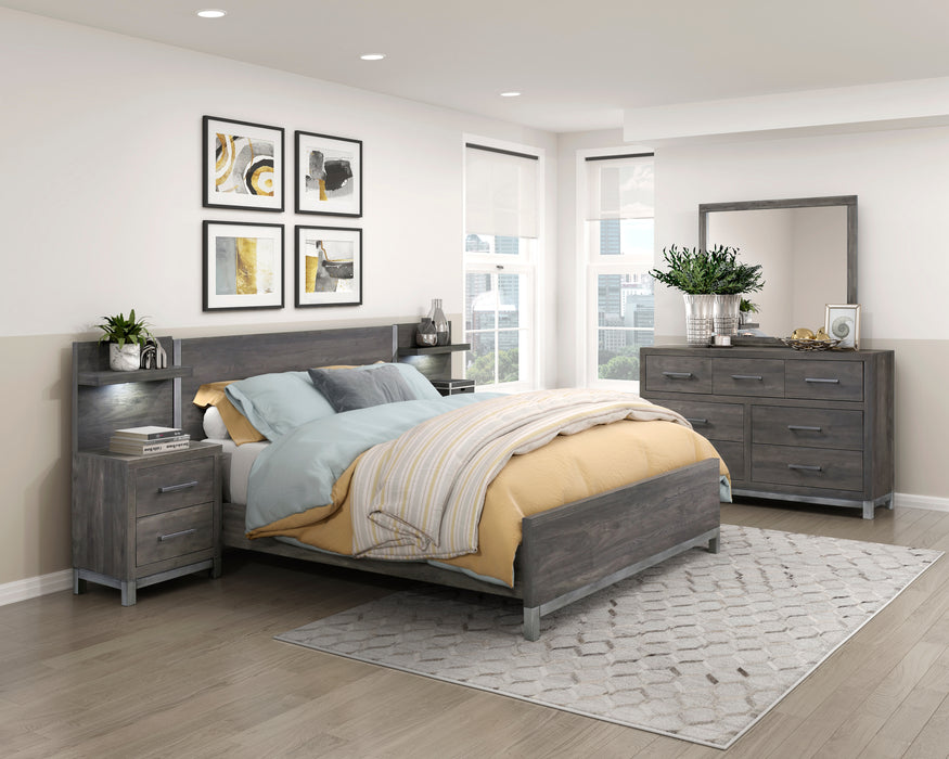 Zephyr Full Bed in Gray - 1577DGF-1