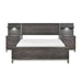 Zephyr 5pc Set Queen Wall Bed (QB+2NS+2NS-P) in Gray - 1577DG-1WB image