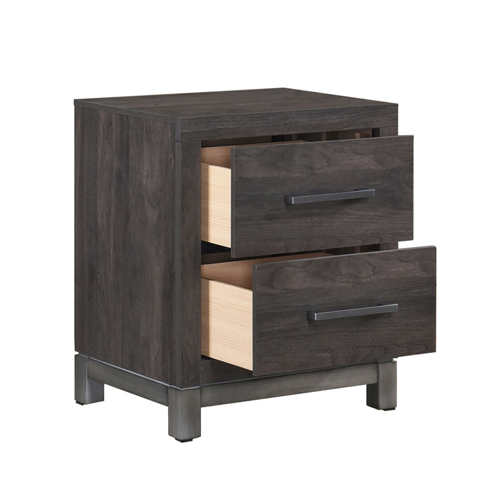 Zephyr Nightstand in Gray - 1577DG-4