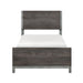 Zephyr Twin Bed in Gray - 1577DGT-1 image