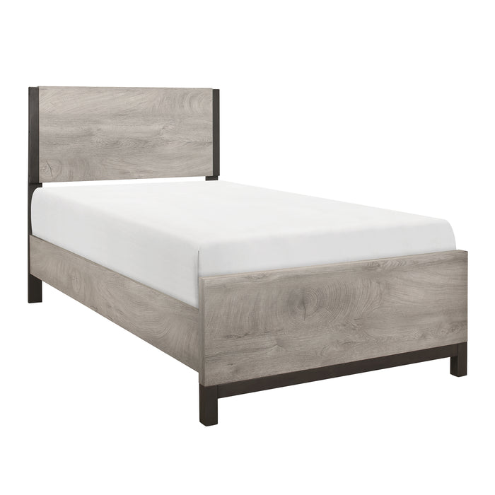 Zephyr Twin Bed in Gray - 1577T-1