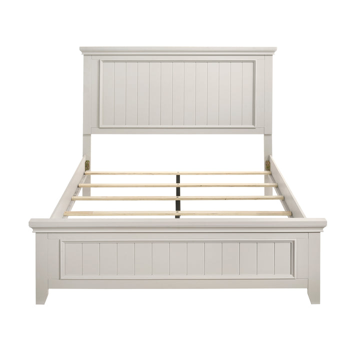 Donahue Eastern King Bed in White - 1581K-1EK