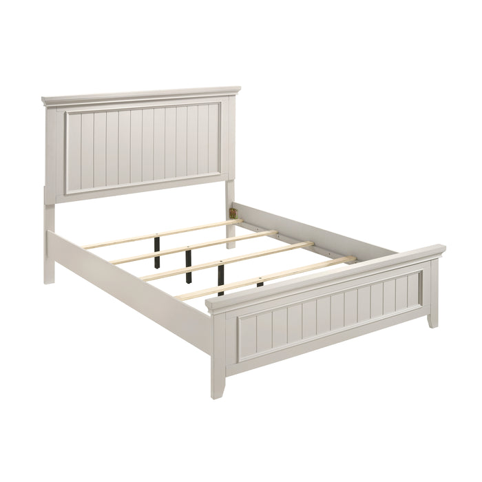 Donahue Queen Bed in White - 1581-1