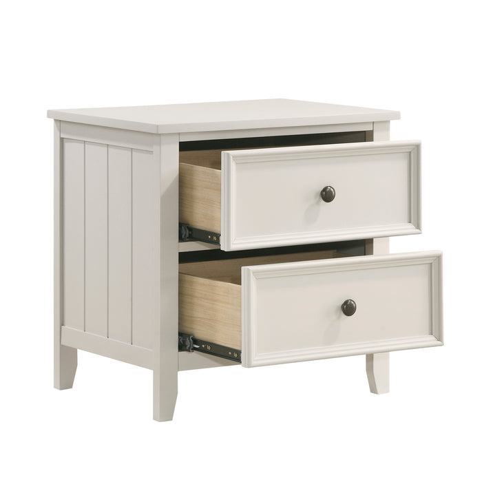 Donahue Nightstand in White - 1581-4