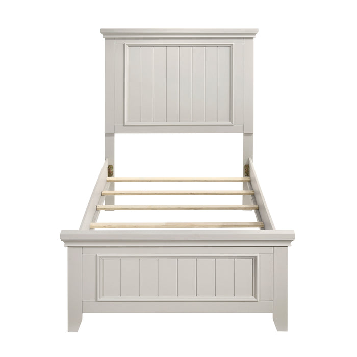 Donahue Twin Bed in White - 1581T-1