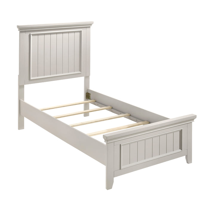 Donahue Twin Bed in White - 1581T-1