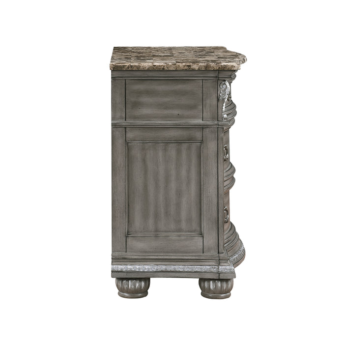 Bennington Nightstand in Gray - 1583-4