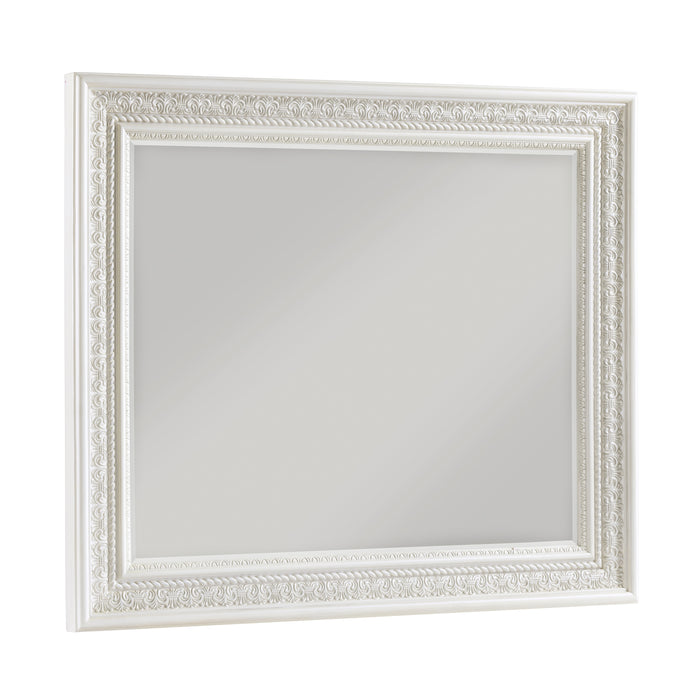 Theodora Mirror in White - 1596-6