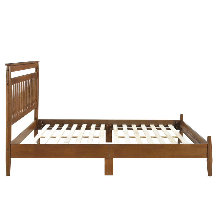 Arlo Eastern King Platform Bed in Brown - 1599K-1EK