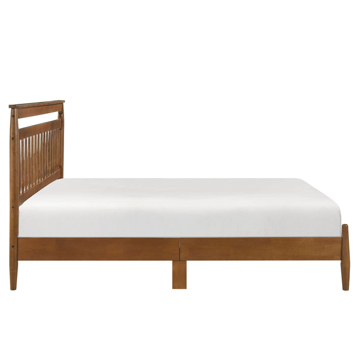 Arlo Queen Platform Bed in Brown - 1599-1