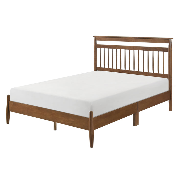 Arlo Queen Platform Bed in Brown - 1599-1