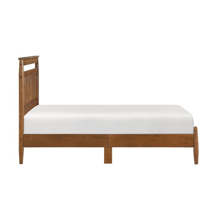 Arlo Twin Platform Bed in Brown - 1599T-1