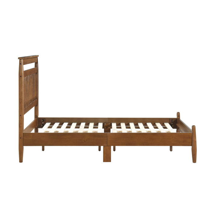 Arlo Twin Platform Bed in Brown - 1599T-1