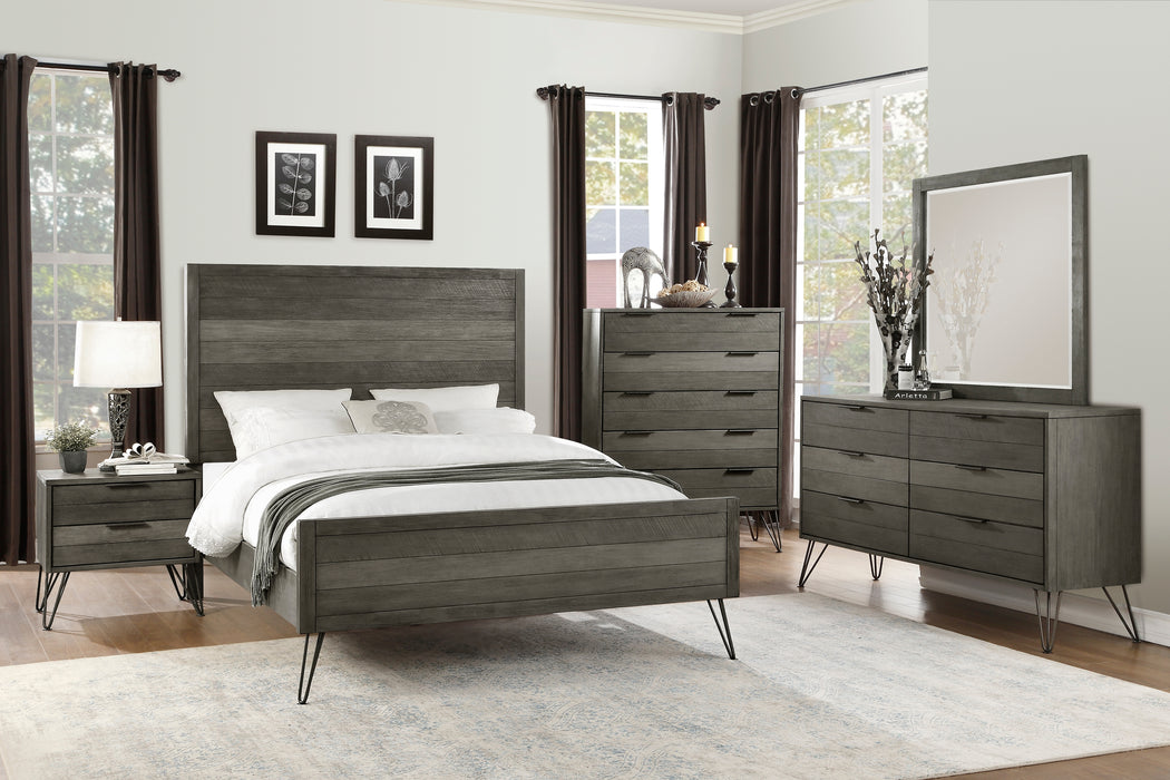 Urbanite Full Bed in Gray - 1604F-1