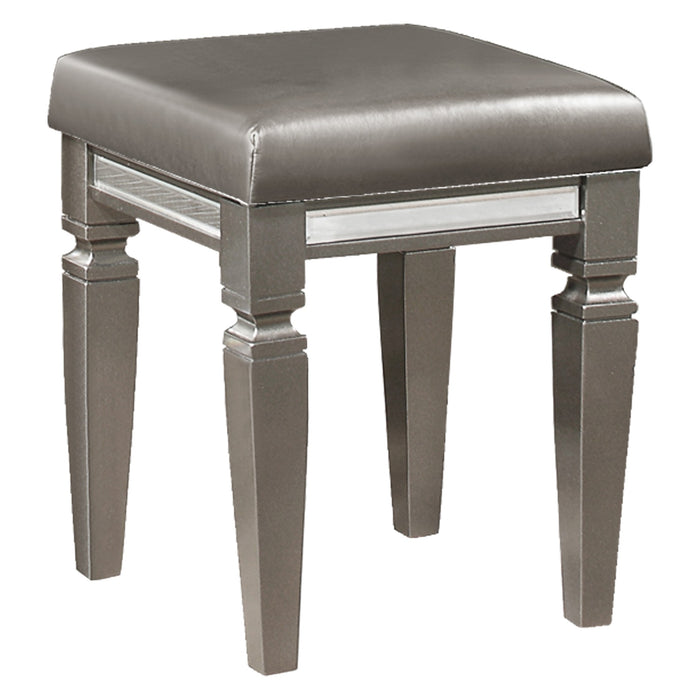 Tamsin Vanity Stool in Gold/Silver/Champagne/Gray/Transparent - 1616-14