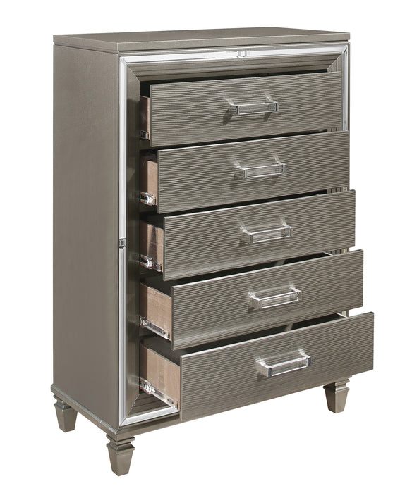 Tamsin Chest in Transparent/Gold/Silver/Champagne/Gray - 1616-9