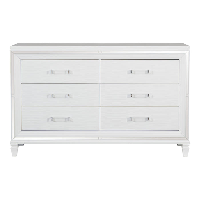 Tamsin Dresser in White/Transparent - 1616W-5 image