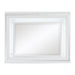 Tamsin Mirror in White/Transparent - 1616W-6 image