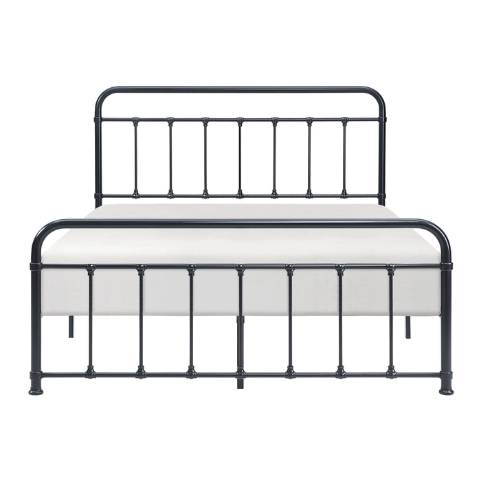 Fawn Queen Platform Bed in Black - 1628-1 image