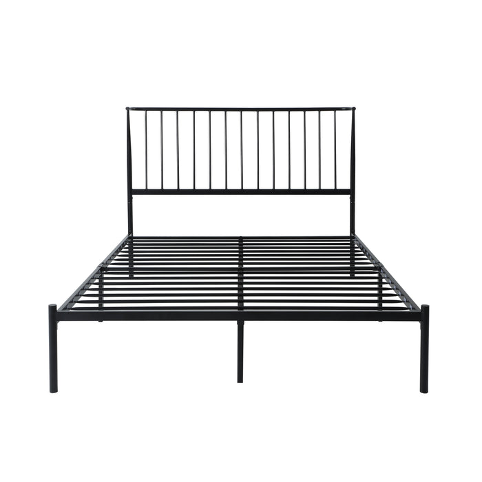 Augusta Full Platform Bed in Black - 1630F-1