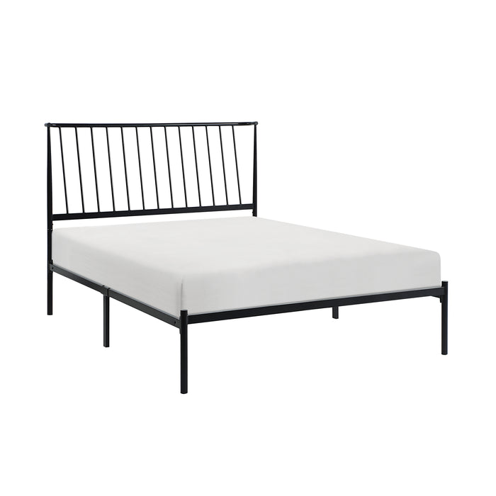 Augusta Full Platform Bed in Black - 1630F-1