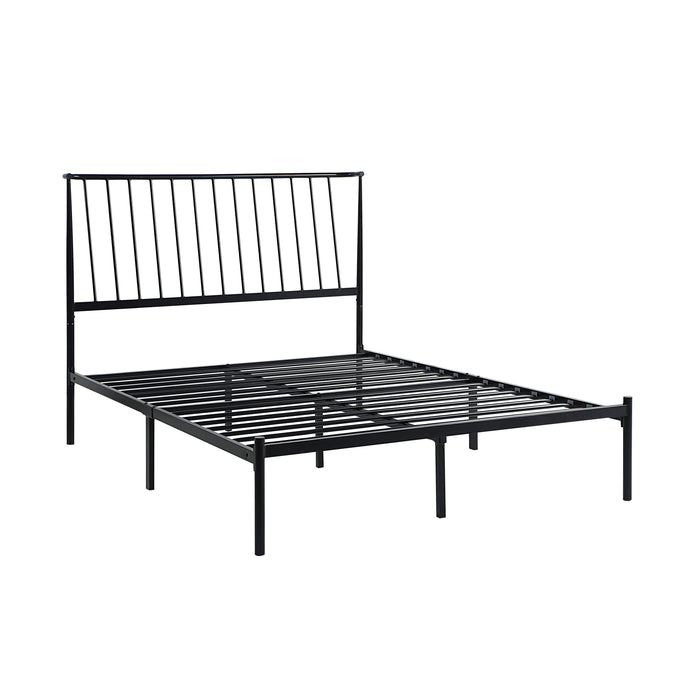 Augusta Full Platform Bed in Black - 1630F-1