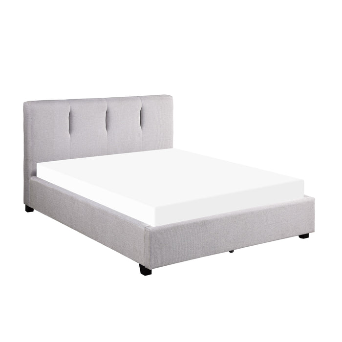 Aitana Queen Platform Bed in Gray - 1632-1 image