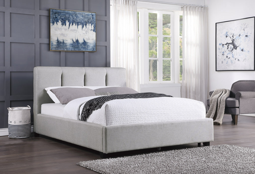 Aitana Full Platform Bed in Gray - 1632F-1