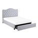 Toddrick Queen Platform Bed with Storage Drawers in Gray - 1642-1DW image