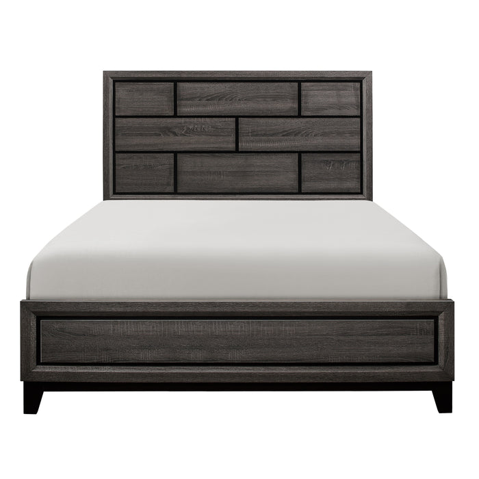 Davi Queen Bed in Gray - 1645-1 image