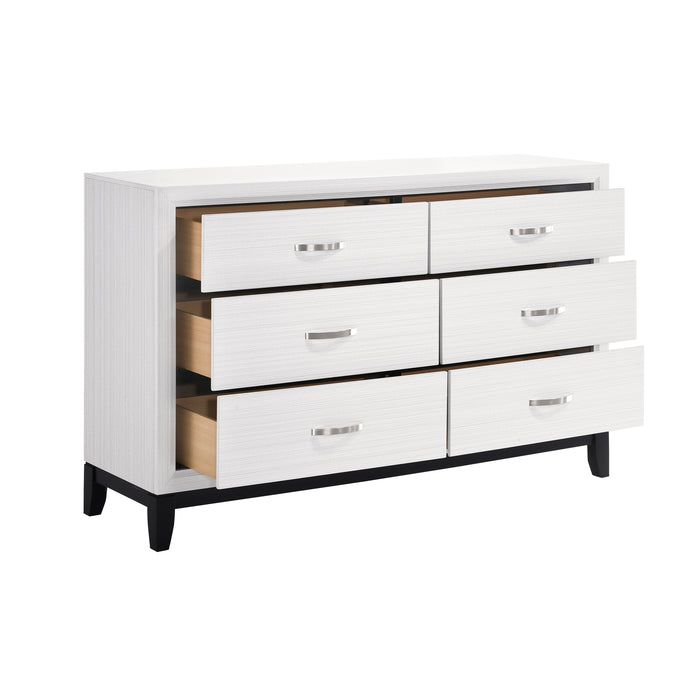 Davi Dresser in Black/White - 1645WH-5