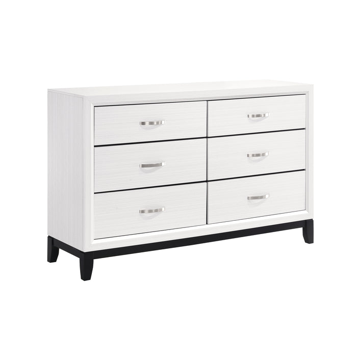 Davi Dresser in Black/White - 1645WH-5