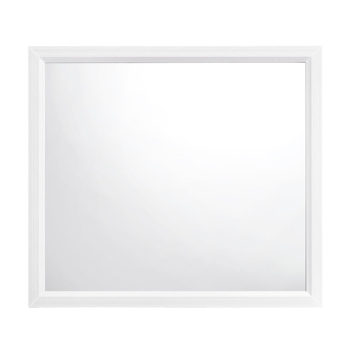 Davi Mirror in White - 1645WH-6 image