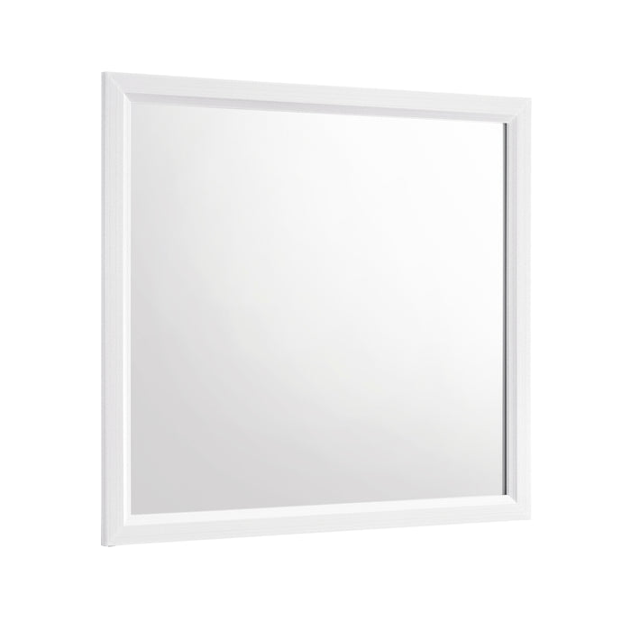 Davi Mirror in White - 1645WH-6