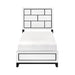 Davi Twin Bed in Black/White - 1645WHT-1 image