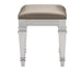 Avondale Vanity Stool in Gray/Gold/Silver/Champagne/Transparent - 1646-14 image