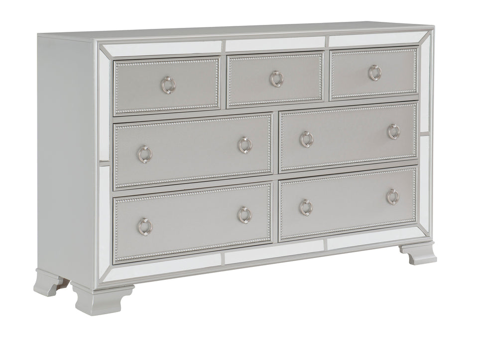 Avondale Dresser in Gray/Gold/Silver/Champagne/Transparent - 1646-5