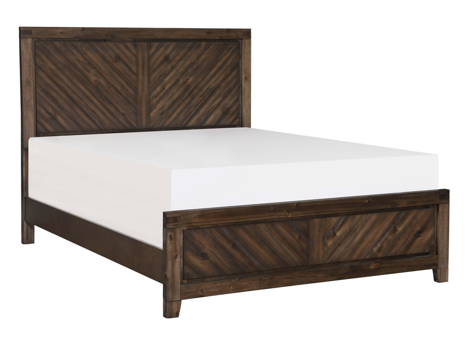 Parnell Queen Bed in Cherry - 1648-1