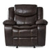 Bastrop Glider Reclining Chair in Brown - 8230BRW-1 image