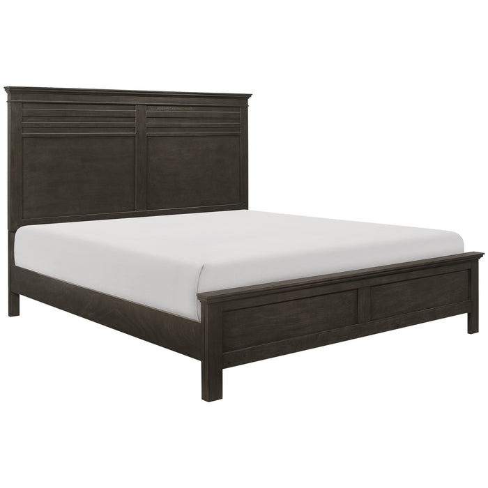 Blaire Farm Eastern King Bed in Gray - 1675K-1EK