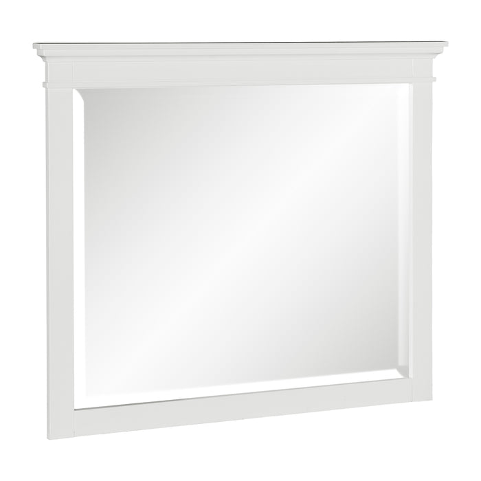 Blaire Farm Mirror in White - 1675W-6