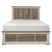 Arcadia Queen Bed in Gray/White - 1677-1 image