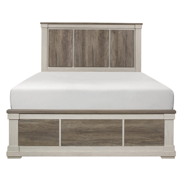 Arcadia Eastern King Bed in Gray/White - 1677K-1EK image