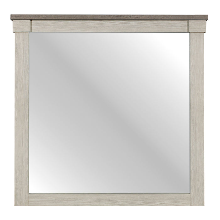 Arcadia Mirror in Gray/White - 1677-6 image