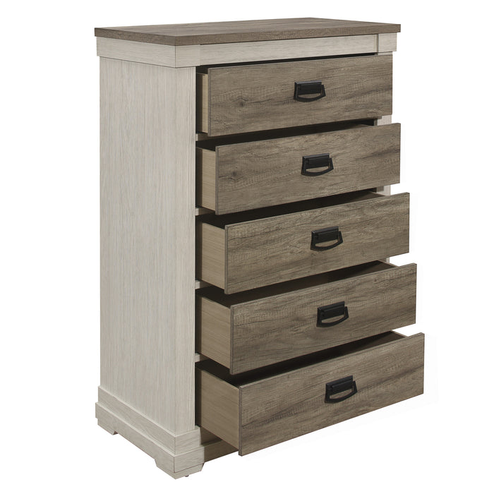 Arcadia Chest in Gray/White - 1677-9